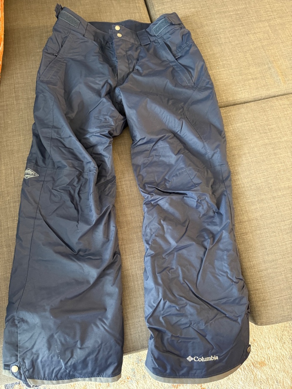 Columbia Dark Blue Snow Pants with Logo
